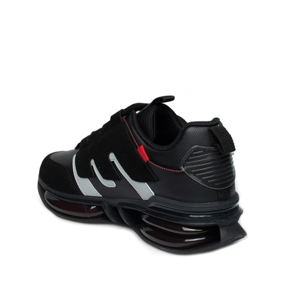 Best Of 622-24 National Tide Erkek Sneaker Siyah Beyaz - Resim 3