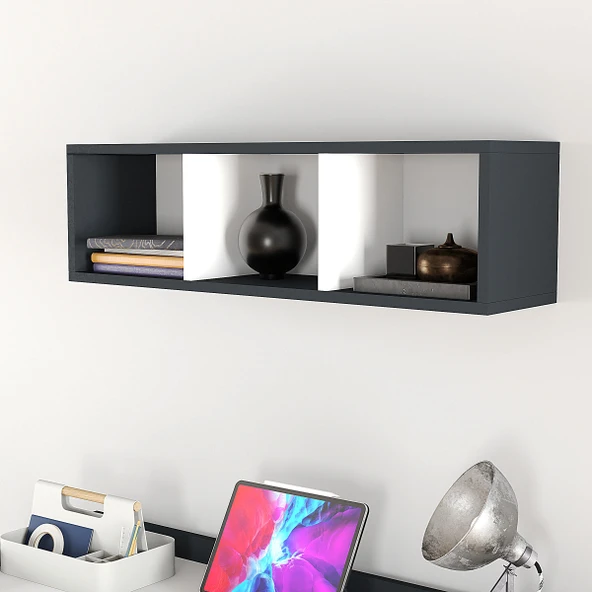 Roewood Duvar Rafı Kitaplık - 3