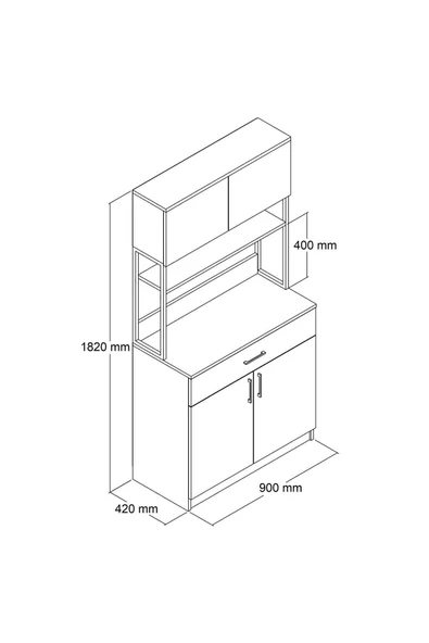 Roewood 2 Kapaklı Kahve Köşesi Ahşap - 4