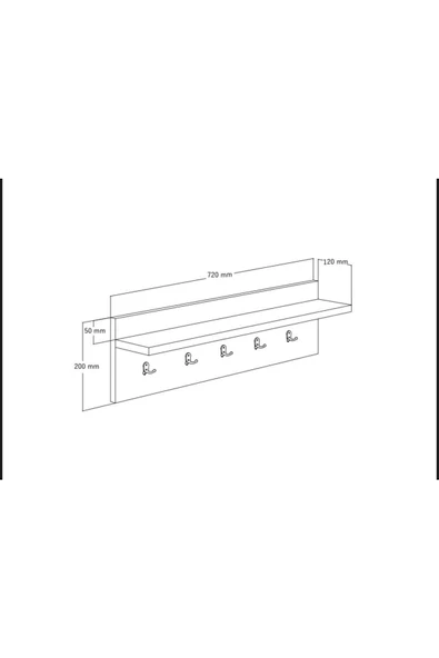 Roewood Askılık 72 Cm - 5