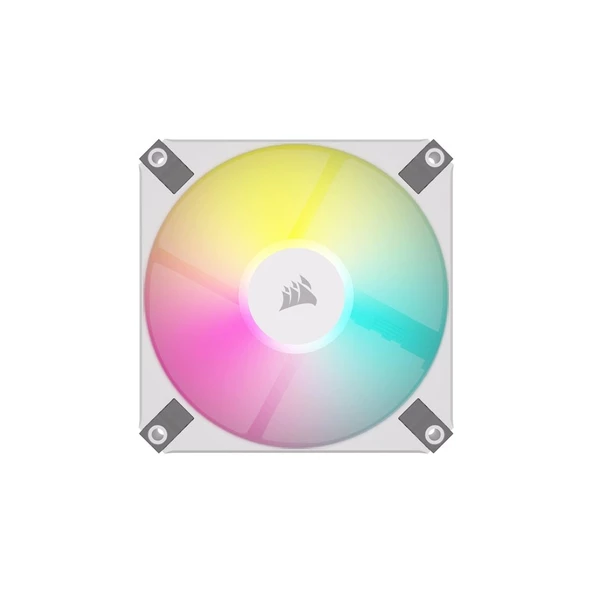 CORSAIR AF Serisi ICUE AF120 RGB SLIM 120MM CO-9050165-WW Beyaz 2'li Fan Kiti - 2