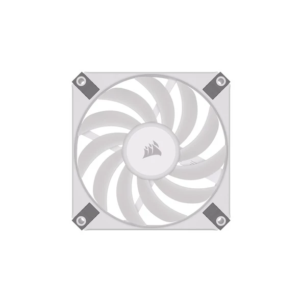 CORSAIR AF Serisi ICUE AF120 RGB SLIM 120MM CO-9050165-WW Beyaz 2'li Fan Kiti - 4