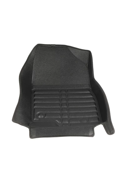 Nissan Qashqai 2013-2021 Siyah Havuzlu Dikişsiz (press) Deri Paspas - 2