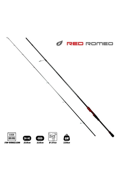 Red Romeo 210cm 8-37gr Spin Kamış