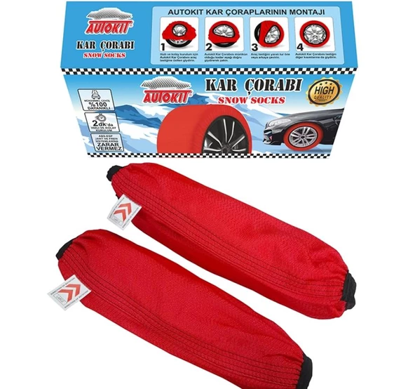 AUTOKİT KAR ÇORABI 2'Lİ MEDİUM - 2