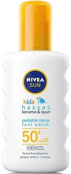 Nivea Sun Kids Hassas Koruma Güneş Spreyi SPF50+ 200ml