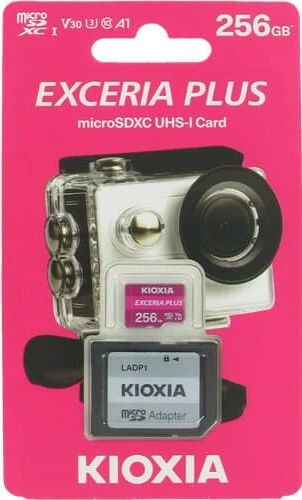 Kioxia Exceria Plus 256 GB microSDXC Hafıza Kartı LMPL1M256GG2