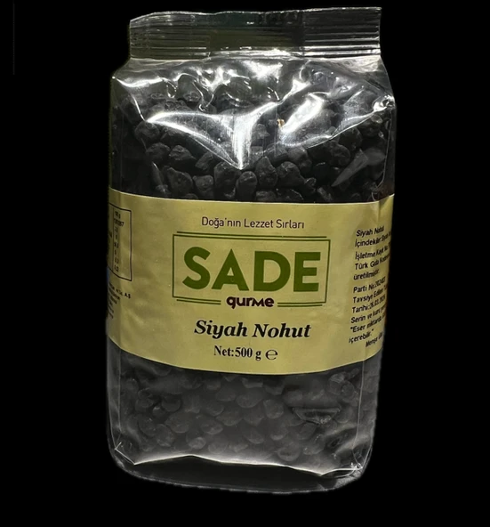 Sade Organik Siyah Nohut 500 Gr.