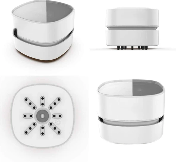 QASUL Şarj Edilebilir  Taşınabilir Kablosuz Mini Masa Süpürgesi - 5