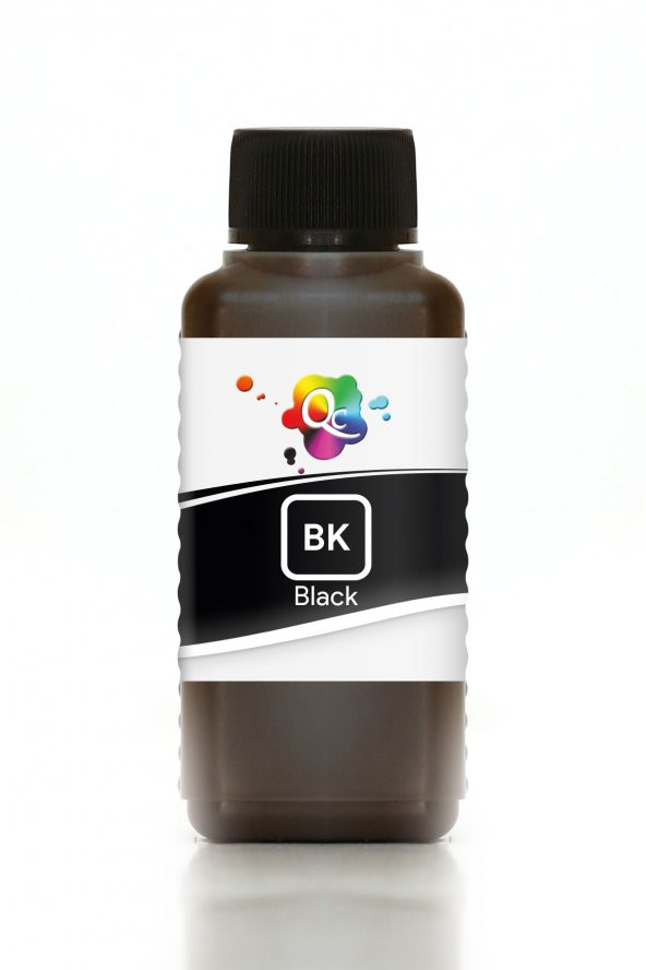 Qc Epson Süblimasyon Mürekkep 4 Renk PRO Serisi 100ml BK Dye Siyah