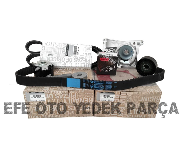 Dacia Duster 1.5 DCi Triger Seti Devirdaim V Kayış Kiti Mais (2011-2012 Euro5)