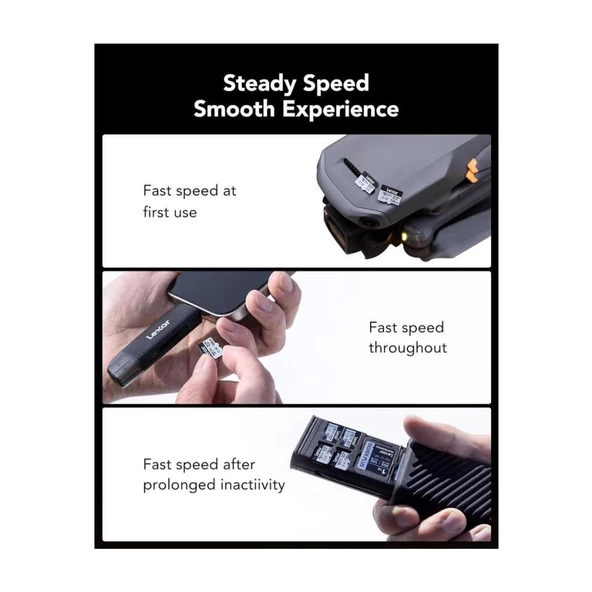 256GB Silver Plus 205MB 4K V30 Uhsı Micro Sd Hafıza Kartı - 3