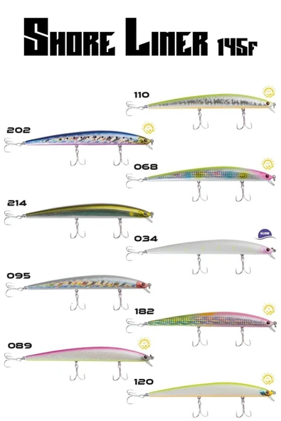 Shore Liner 145mm 20gr Floating Maket Balık-110 Tequila Halo