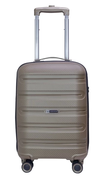 Vegmann Polipropilen (PP) Atlas Gold Kabin Boy Valiz - Resim 2