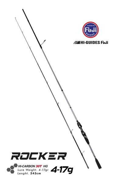 Rocker 243cm 4-17gr Light Spin Kamışı