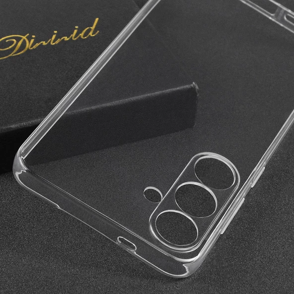 Samsung Galaxy S25 Plus Kılıf Şeffaf Silikon Hibrit Case Kapak - Resim 3