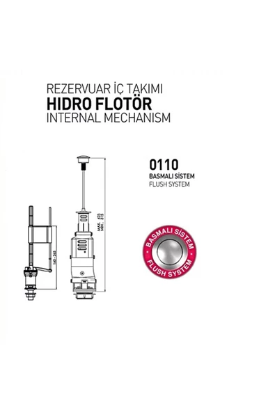NKP Rezervuar Iç Takımı Basmalı Sistem, Hidro Flatör 0110 - 4