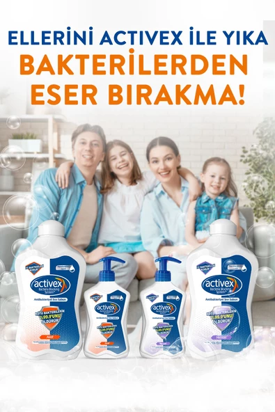 Activex Antibakteriyel Activex Sıvı Sabun Aktif 500 ml x 3 Adet - 5