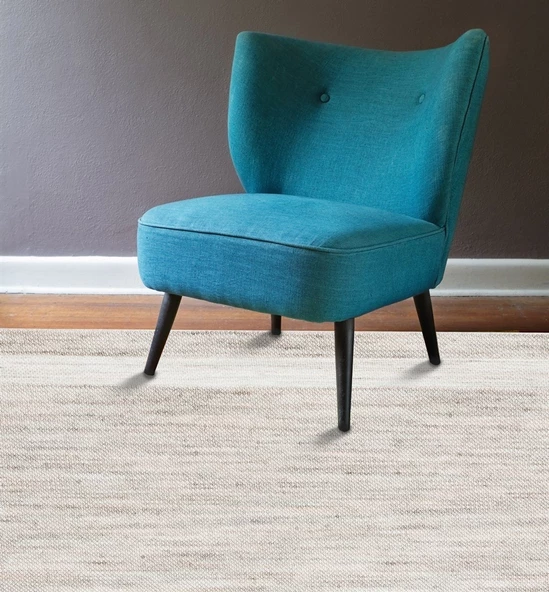 Eko Cozy Koleksiyonu Hav Vermeyen Özel İpler ile Üretilen Örgü Desenli Halı CZY 05 Grey ürün görseli 1