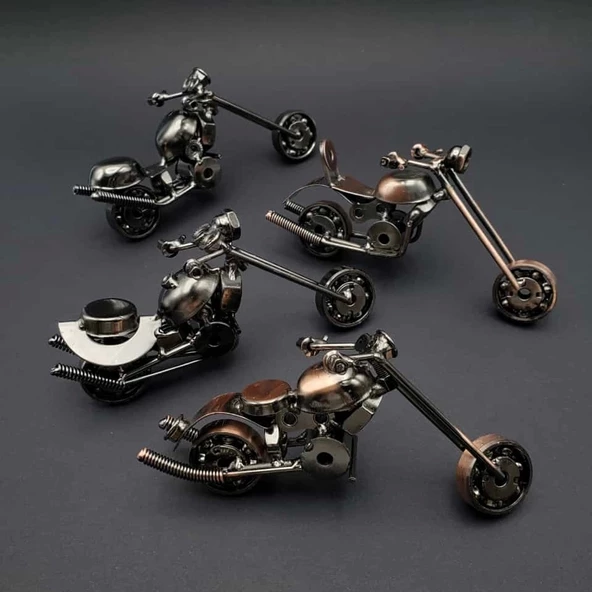 El Yapimi Dekoratif Metal Motor ürün görseli