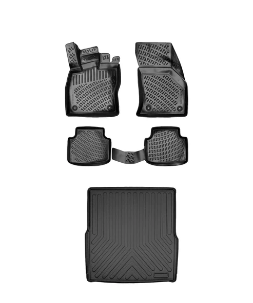 Volkswagen Passat B9 Variant 2024+ 3D Paspas ve Üst Bagaj Havuzu - 1