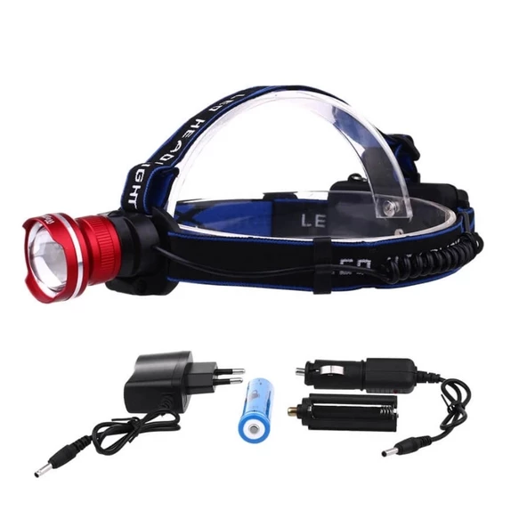 Orjinal 800 Lümen T6 Şarjlı Kafa Feneri  Wt-265 - Resim 3