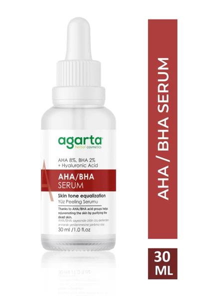 Agarta AHA & BHA Kırmızı Yüz Peeling Serum 30 ML