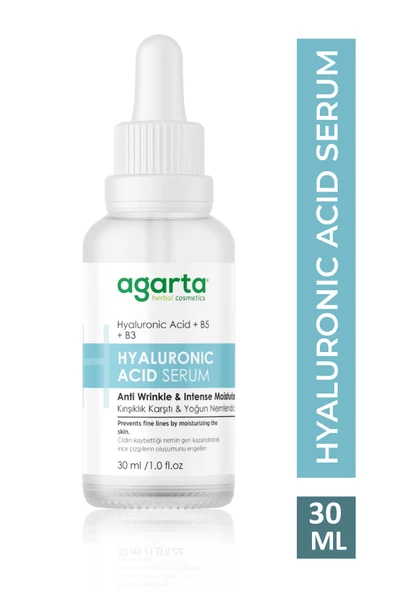 Agarta Yoğun Nemlendirici ve Yenileyici Hyaluronic Serum 30 ML