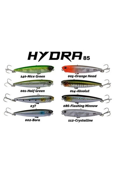 Hydra 85mm 10gr Su Üstü Maket Balık