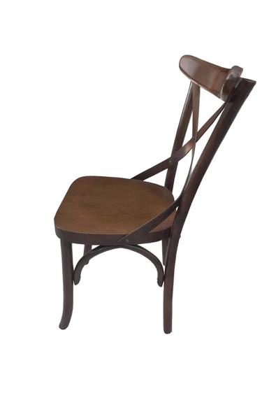 Evim-E Aksesuar Thonet (iskandinav) Tamamı Gürgen Ağaç Sandalye Ceviz Renkte - 2