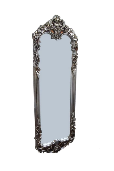 Evim-E Aksesuar Oymalı Boy Aynası Polyester Döküm Duvara Asmalı - 2