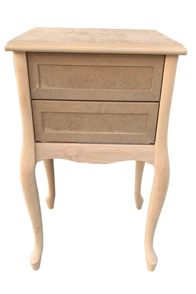 Evim-E Aksesuar Lükens Ayaklı 2 Çekmeceli Komot & Komodin Mdf - 2