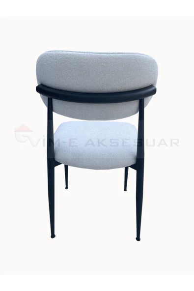 Evim-E Aksesuar Polo 1.2 mm Saç Kalınlığında Metal Ortapedik Mutfak&Cafe&Salon Teddy Sandalye - 3