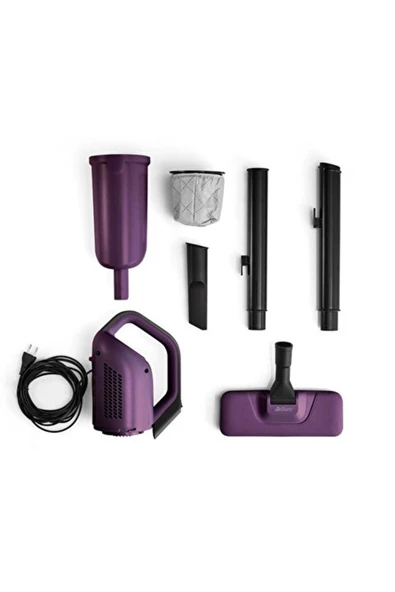 550 Watt 2'si 1 Arada Kolay Kullanımlı Yıkanabilir Filtreli 5 m Uzun Kablolu Dik Elektrikli Süpürge