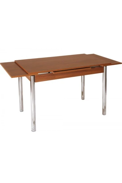 Evim-E Aksesuar 70x110 Yandan Açılır Smart Mutfak Masası Ceviz Renkte