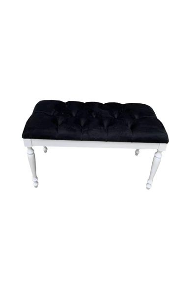 Evim-E Aksesuar Gürgen Iskelet Tornalı Kapitoneli Bench(puf) - 2