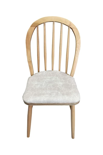 Evim-E Aksesuar Amerikan Sandalye Tamamı Ağaç Döşemeli Vernikli (iskandinav Sandalye) - 2