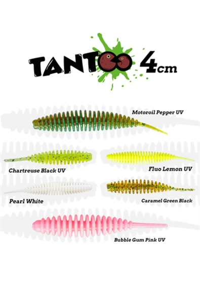 Fujin Tantoo 40mm Silikon Balık Motoroil Pepper Uv