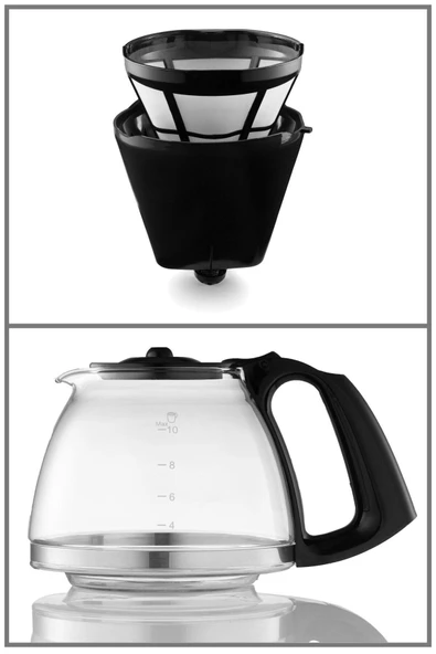 Ar3135 Kuppa Filtre Kahve Makinesi - Siyah - 6