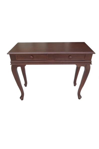 Evim-E Aksesuar Lükens Dresuar 90 cm Ceviz Renkte Tamamı Ahşap - 2