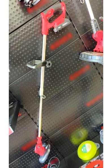 Şarjlı Ot Tırpanı - Çift Akülü Ot Temizleme ve Biçme Makinesi - 4