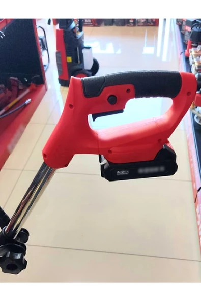 Şarjlı Ot Tırpanı - Çift Akülü Ot Temizleme ve Biçme Makinesi - 2