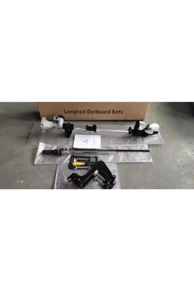 Outdoors Motorlu Tırpan Uyumlu Tekne Motoru Aparatı Kayık Sandal Aparatı - 3