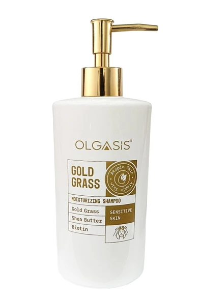 Olgasis Gold Grass Shampoo - Kepek ve Sedef İçin Biotin ve Shea Butter Günlük Şampuan 500 ml - 2