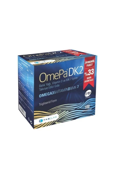 Dk2 Omega 3 Vitamin D Ve Mk-7 100 Kapsül