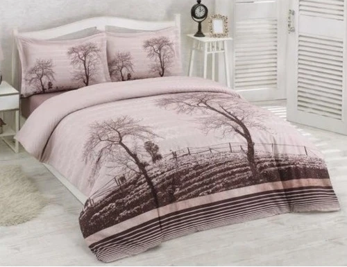 Özdilek Wood Nevresim Tkakımı Çift Kişilik Kahve