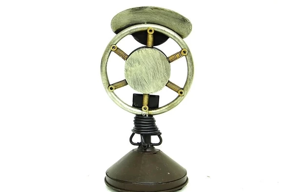 Dekoratif Metal Mikrofon - Resim 4