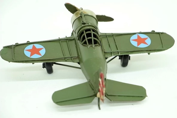 Dekoratif Metal Uçak - Resim 4