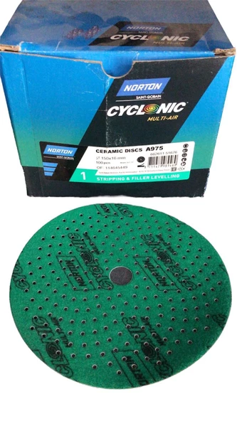NORTON STRIPPING & FILLER LEVELING 1 A975 DAİRE ZIMPARA 150mm 1ADET - Resim 2