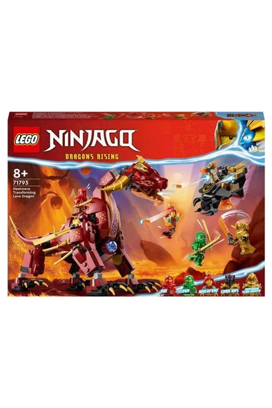 LEGO   Ninjago Heatwave Dönüşen Lav Ejderhası 71793